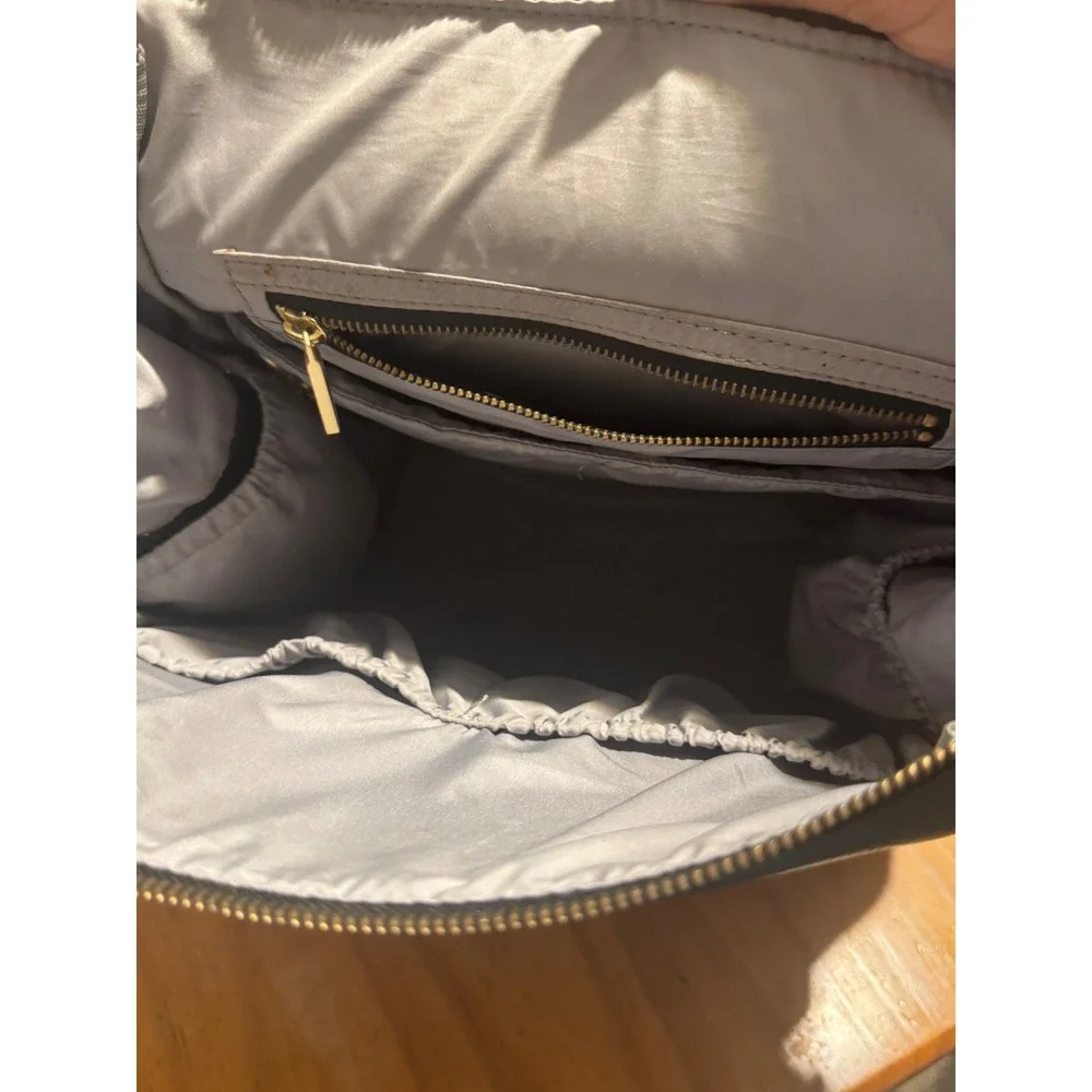 Freshly Picked Classic Diaper Bag Backpack Black Vegan Leather GLD Hardware $199